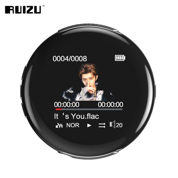 

new original ruizu m1 bluetooth sport mp3 player portable audio 8gb with built-in speaker fm e-book radio ape flac music players
