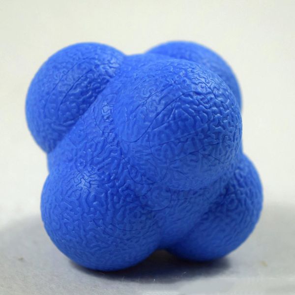 

hexagonal reaction ball silicone agility coordination reflex exercise sports fitness ball reaction training
