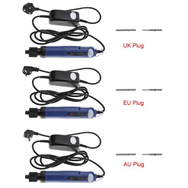 

5mm automatic handheld straight shank electric screwdriver practical tool 220v uk plug eu plug au optional