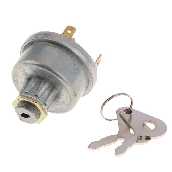 

1 piece universal ignition switch with 2 keys for car tractor 52026659