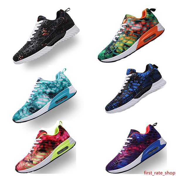 

running shoes for men women purple green blue red white color three black student fashion trainer sports shoes size eur38-45