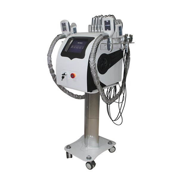 

portable 5 in 1 40khz cryolipolysis+cavitation+rf+lipo+laser fat reduction e slimming machine for sale, Black;white