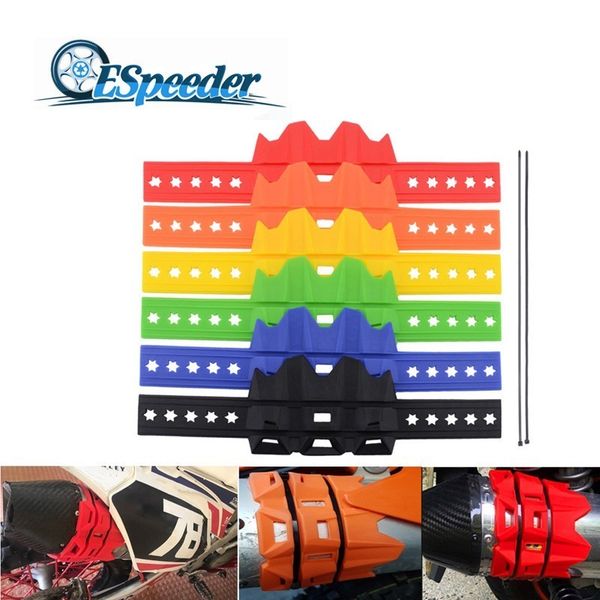 

espeeder motorcycle round oval exhaust protector can cover for exc-f exc sx-f 450 350 530 525 500
