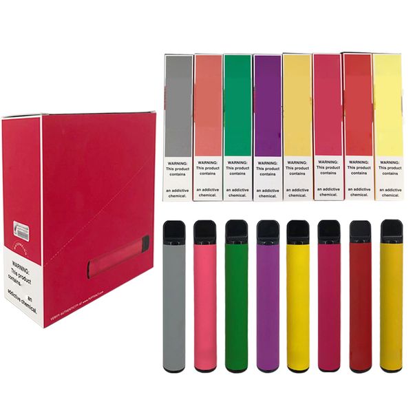 

Слоеного Plus Одноразового Vape Pen BIDI Стики Vapor Бобы Starter Kits 550mAh 800 затяжек 3,2 мл Тележка Слейте одноразовую упаковку
