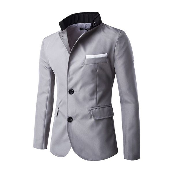 

autumn new fashion style blazer men ,slim suit ,korean slim suit coats, White;black