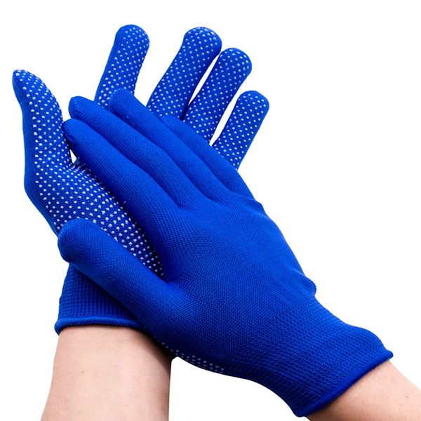 

home garden work gloves one dozen nylon beaded glove no static non-slip breathable wear-resistant dustproof car driving gloves ing