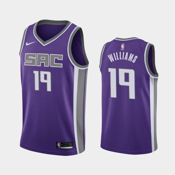 kings black and purple jersey