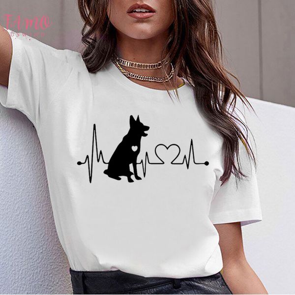 

dachshund pug teckel funny t shirt women harajuku cute dog t shirt pit bull tshirt female, White