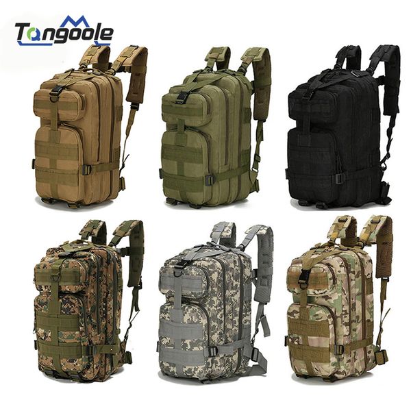 

nylon tactical backpack waterproof army bag outdoor sports rucksack camping hiking fishing hunting 30l bag
