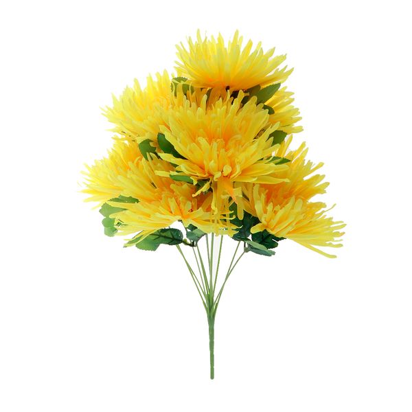 

silk grave chrysanthemum flower bouquet arrangement cemetery graveside flowers decoration