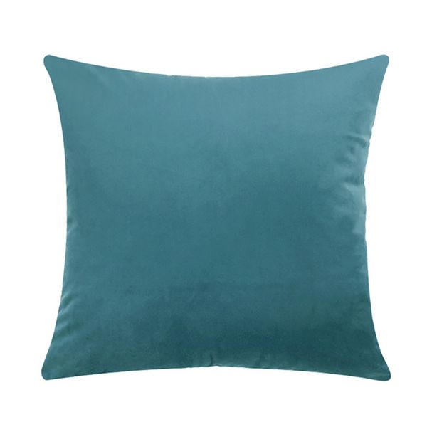 

14 colors pillow cover velvet cushion cover for living room sofa 45*45 kussenhoes blue home decorative housse de coussin