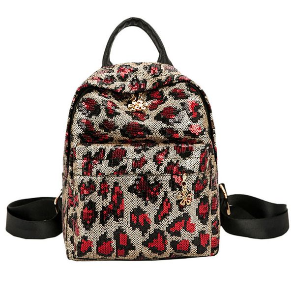 

winwin student school bag leopard printed backpack polyester womentravel bag man casual notebook bags lapbackpacks #a