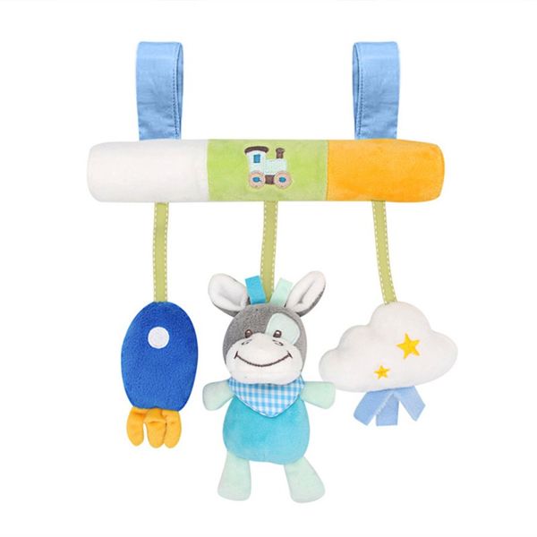 

baby toys bed stroller car seat hanging plush toy cute cartoon animal handbells toys bedding sets