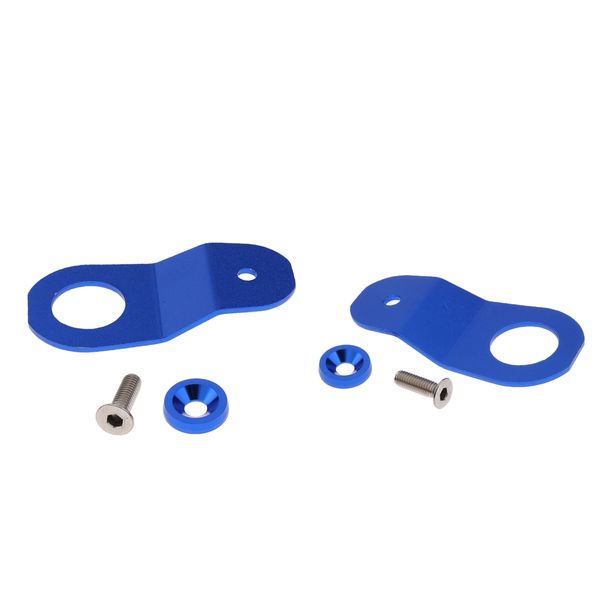 

2pcs racing radiator cap mount for civic ek 92 95 blue