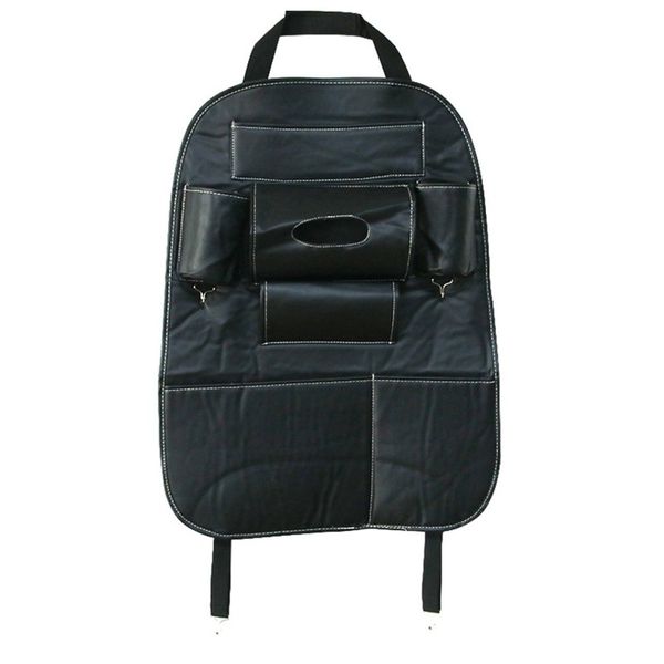 

leather back storage bag car storage bag car box back pocket