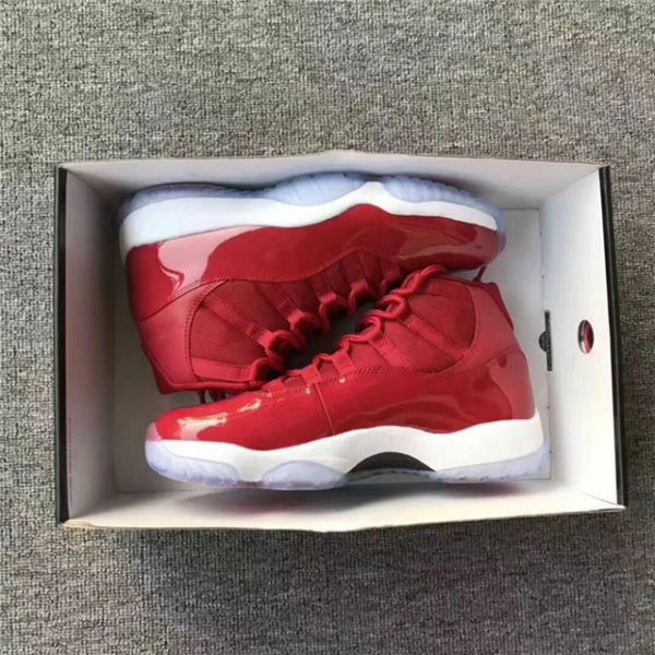 

2019 release authentic 11 high win like 96 gym red unc win like 82 man basketball shoes 11s real catbon fiber sneakers