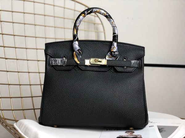 

designer handbags harms women fashion totes litchi pattern genuine leather designer bags ladies luxury purse handbag