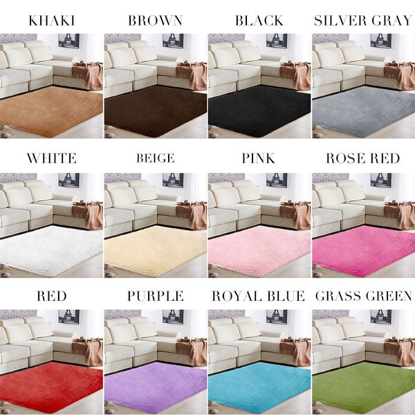 

area rug carpet floor fluffy rugs shaggy bright anti-skid warm multicolored 140x70cm polyester fiber dining room sofa mat