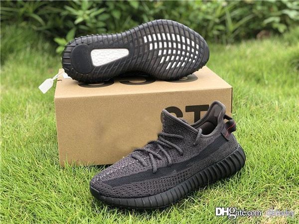 

new real black 3m reflective kanye west designer mens womens running shoes yeezreel yecheil citrin cloud white glow trainers sports sneaker