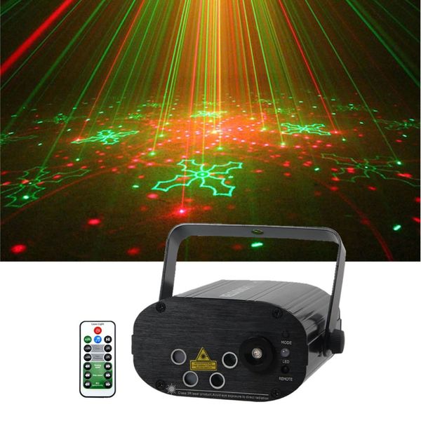 Sharelife 4 lentilles Mini 80 RGRG motif lumière Laser musique télécommande moteur vitesse DJ concert fête spectacle à domicile éclairage de scène 80RG