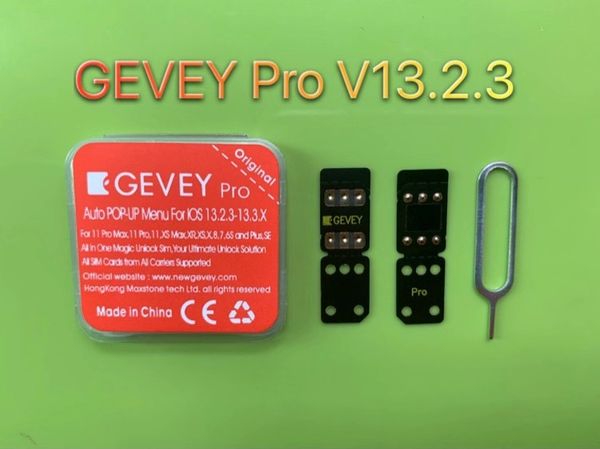 

3 hours 100pc dhl ship 2020 gevey pro v13.2.3 sim cyber mode unlock ios13.3.1 13.x 12. iphone11 pro max xs xr max iphone8 7 6 5s se all