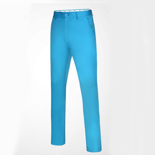 

new men golf clothing long pants breathable summer quick-drying pants elastic waist slim soft, Gary;green