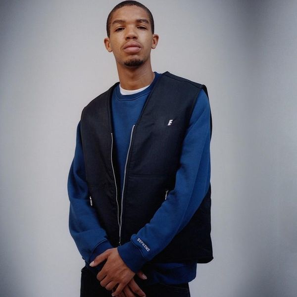 

19ss box logo reversible cotton vest jacket work short classic embroidery winter coats warm street outerwear hfymjk161, Black;brown