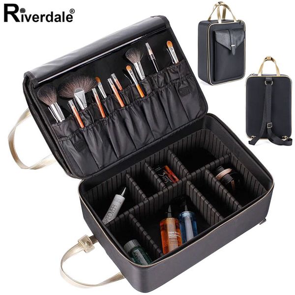 

female make up bag professional makeup case women beautician pouch bags travel organizer beauty case for makeup
