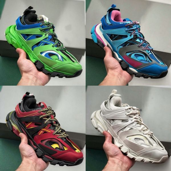 

luxury designer triple s paris track 3.0 clunky sneaker tess s.gomma maille 3m mens women platform outdoor tess 3 running shoes