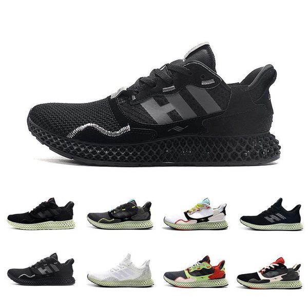 

2020 hender scheme zx 4000 futurecraft 4d mens running shoes for zx4000 trainers black grey green casual sports sneakers size 40-45