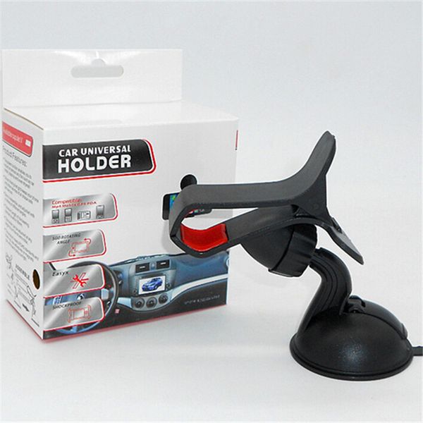 

Universal Car Mounts Windshield Dashboard Mobile Phone Holder 360 Degree Rotation Car Air Vent Support Stand With Strong Suction Cup X Clamp