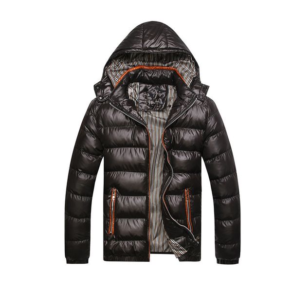 

dimusi winter men jacket fashion cotton thermal thick parkas male casual outwear windbreaker hoodies brand clothing 5xl,ta253, Black