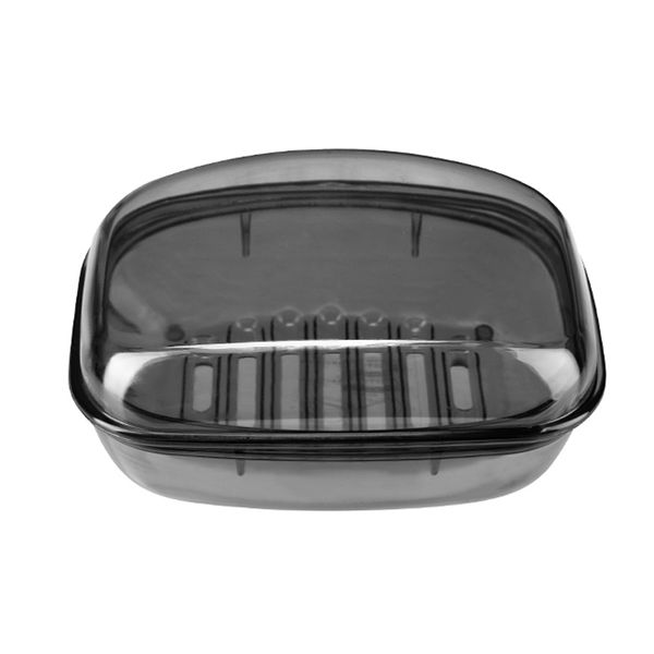 

pcdg material soap storage box dish bathroom accessories soap box case holder with cover lid water leaking design