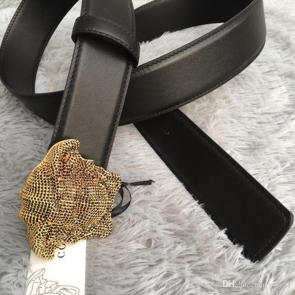 

высокое качество бренд дизайнер ремни мужские джинсы ремни поясные ремни для мужчин женщин металлическая пряжка с коробкой, Black;brown