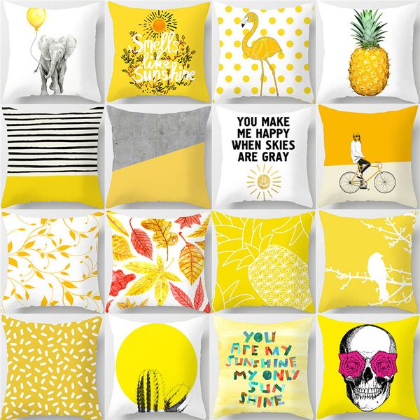 Ananas Pfirsich Haut Kaschmir Kissenbezug Obst Sofa Bett Kissenbezug Geometrie Nordic Kissenbezug Home Dekorative Kissenbezug