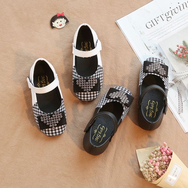 

girls shoes 2019 han edition leisure diamond low for single children in soft bottom shoes princess fashion children's