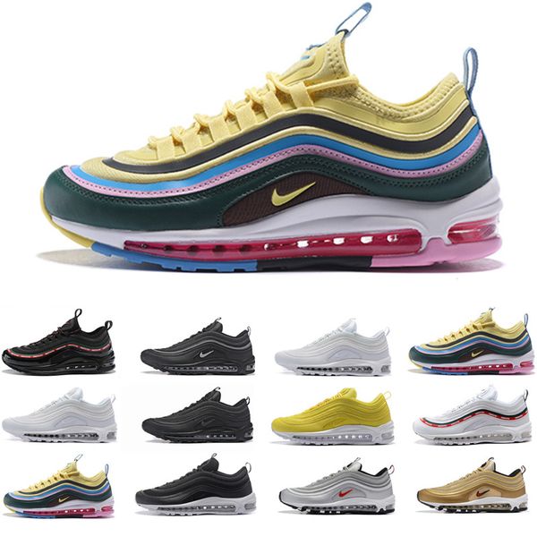 

2018 undefeated 97 ultra og plu men running hoe air run gold ilver 97 port maxe men women trainer athletic de igner neaker