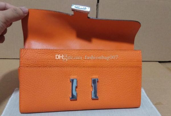 

3a classic constans long wallet grained calfskin leather,12 card slots,2 bill pocket,with dust bag box dhl ing, Red;black