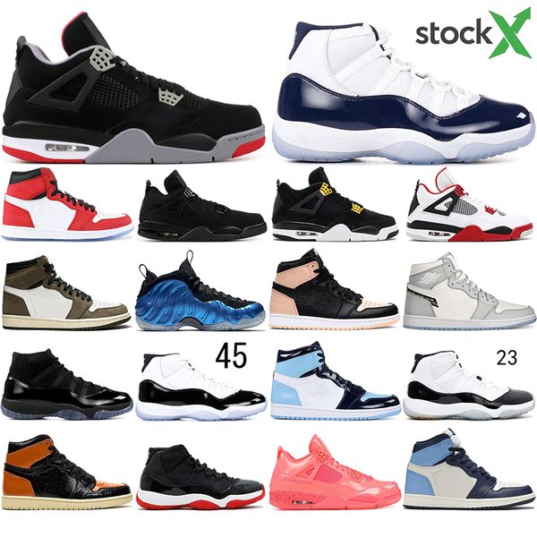 

with socks basketball shoes mocha obsidian running shoes men women 1s 4s 11s concord 45 galaxy crimson tint sports sneaker trainer, White;red