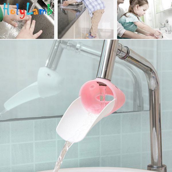

big eyes cartoon design faucet extension children's guide sink hand baby handwashing tools bathroom accessories baby accessorie