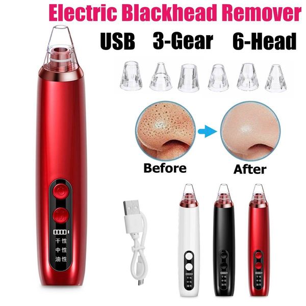

electronic lcd blackhead remover face deep pore cleaner acne removal vacuum suction facial spa diamond beauty care tool