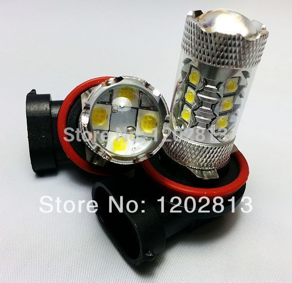 

big bargain2x h11 white 80w cree chips led high power led car fog bulbs