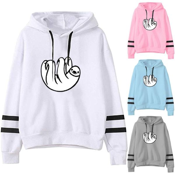 

ladies outdoor sport jogging leisure sweatshirt fitness sportswear women fashion letter printing stripe round collar blouse#1220, White;black