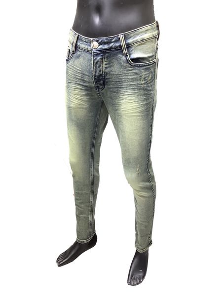 

20s new mens designer jeans tie dye fashion side stripe stretch jeans skinny spliced ripped stree denim pants us size, Blue