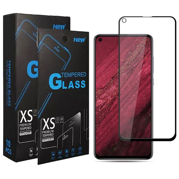 Blasenfreier Anti-Kratzer-Vollbild-Displayschutz aus gehärtetem Glas für Moto E30 E40 Xiaomi Poco M4 Pro 5G/Redmi Note 11 Samsung A52S 5G