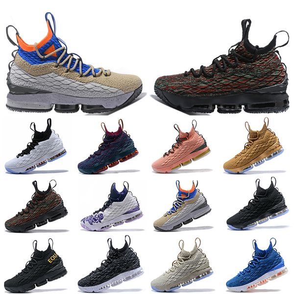 

Wholesale New Purple Rain 15 Men Basketball Shoe Mowabb BHM Equality Ashes Hollywood CAVS 15s Designer Mens trainers Sports Sneakers US 7-12