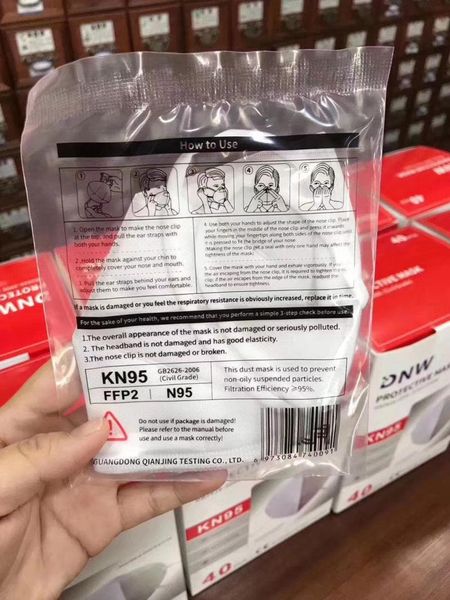 

50pcs reusable n95 mask face mask kn95 protection mask ce fda certification ffp3 mouth cover pm2.5 dust masks protective masks