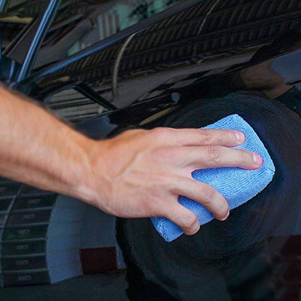 

12pcs microfiber car wash cleaning waxing polishing sponge block blue sponge pad universal window bathroom m8617