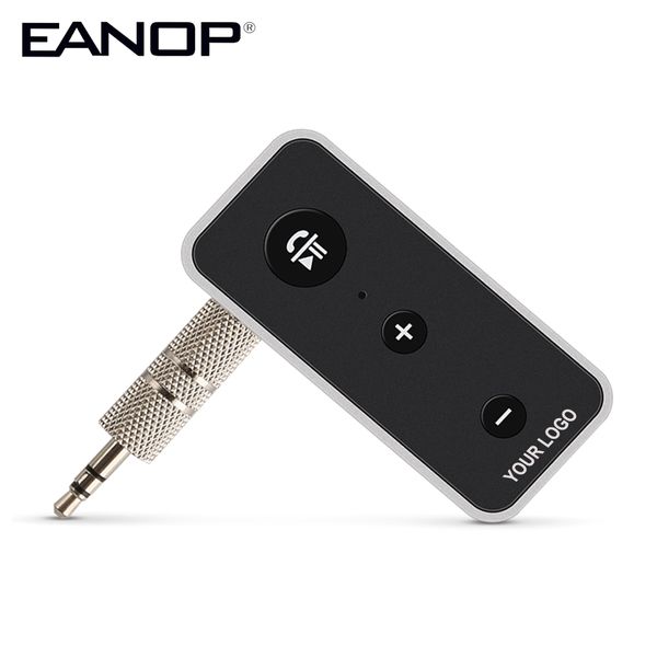 

eanop 100шт / серия bt5.0 приемник автомобильный комплект стерео музыка 3,5 мм aux в аудио беспроводной громкой связи адаптер