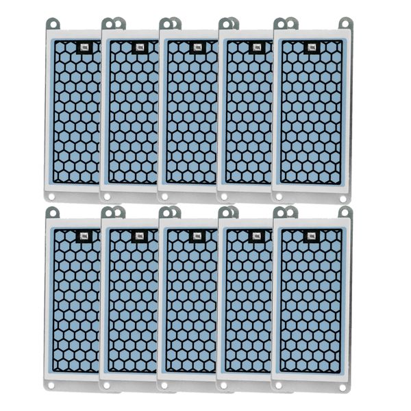 Tragbarer Heimgenerator, integrierter Keramik-Ozonisator, Luft-Wasser-Sterilisationsreiniger, Teile, 5 g/h Ozonplatte, 10 Stück